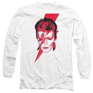 David Bowie Unisex Adult Aladdin Sane T-Shirt / White